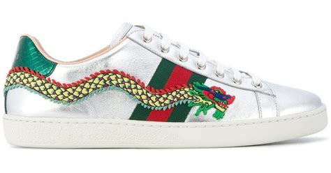 gucci dragon shoes replica|gucci ace embroidered shoes.